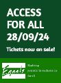 Tickets on sale for Access for All